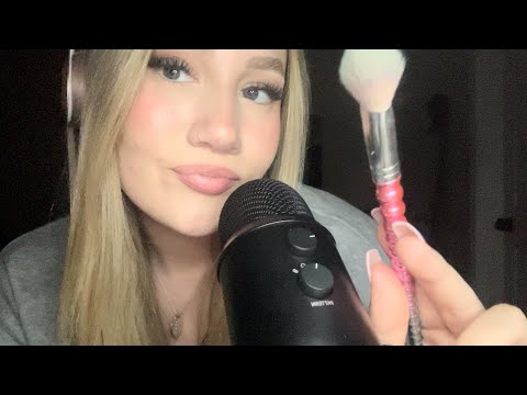 asmr chaotic doing your makeup 💄 fast & aggressive