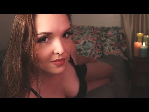 ASMR Girlfriend Affection || Up-close Whispers and Kisses || 3dio
