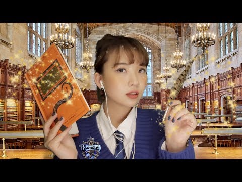 [ASMR] 호그와트 도서관에서 래번클로 학생과 시험공부 asmr / Study with a Ravenclaw student in Hogwarts Library