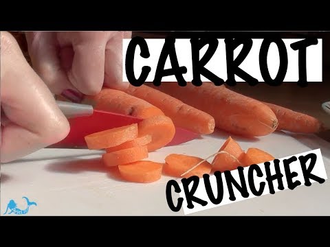 Carrot cruncher munchers. ASMR for slicer micers.