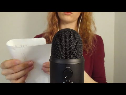 ASMR Paper Sounds (paper flipping, paper crinkle, paper cutting) | No Talking