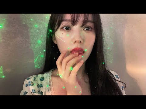 ASMR 스핏 페인팅 2👅낼루미  입소리 시각적 팅글ㅣSpit painting you, Visual triggers Mouth Sounds