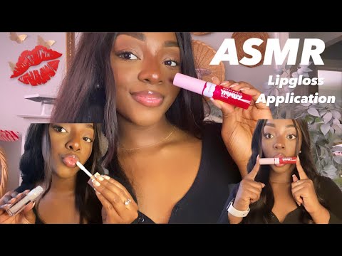 ASMR | Lipgloss Application 🤍 (Lots Of Mouthsounds)