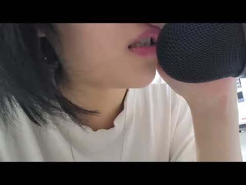 [ASMR] 느린 이갈기/歯ぎし/slow Toothed/mouth sound/입소리/어두운 화면/口の音