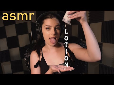 Lotioned Up Ear Massage (ASMR)  - Moist Tingles and Fast/Slow Tingles and Triggers! EKKO ASMR!