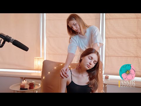 ASMR Chair Head and Scalp Massage by Olga