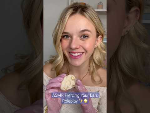 ASMR Piercing Your Ears Roleplay 🌟✨
