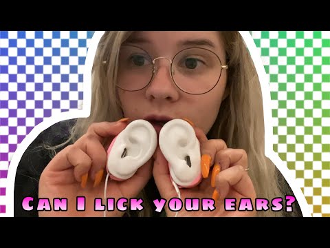 #ASMR EAR LICKING, MIC LICKING, SILICONE EARS, EAR KISSES, UP CLOSE, MOUTH SOUNDS