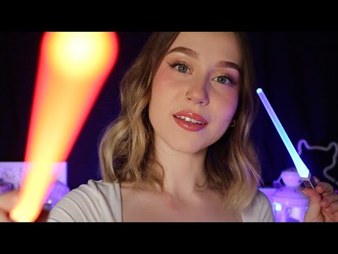 ASMR Gently Tracing Your Face With Different Objects (Personal Attention, Layered Sounds)