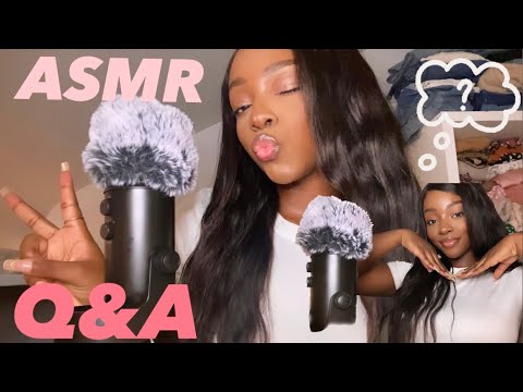 ASMR | Whispered Q&A 🤍 Answering Your Questions, Get To Know Me