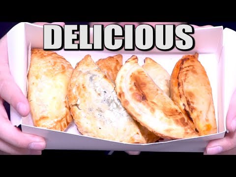 ASMR Eating Baked Empanadas [Late Nite Munchies: Episode 1]