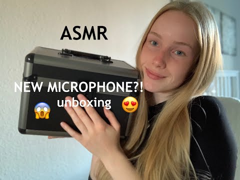 ASMR| Unboxing new Microphone ?! 😱 (tingly ear cleaning) deutsch/German |RelaxASMR