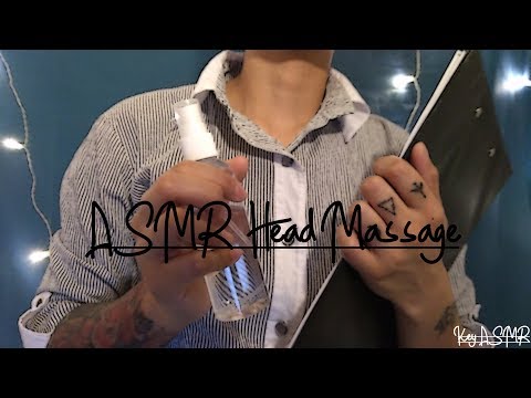 ASMR Head Massage + Spray || ASMR by KeY ||