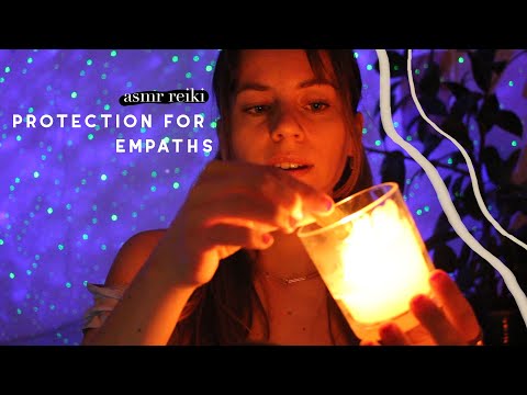 cord cutting + energetic protection for empaths / ASMR REIKI negative energy removal / plucking