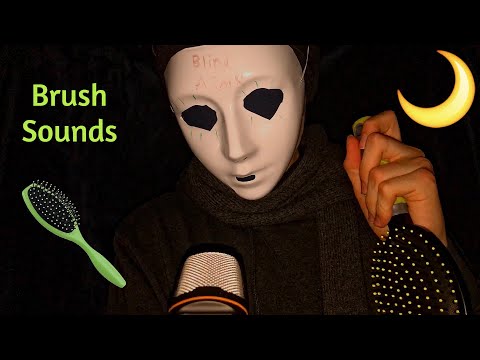 ASMR ONE MINUTE BRUSH SOUNDS - BLIND ASMR