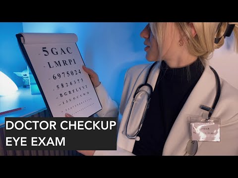 ASMR | Doctor Checkup: Cranial Nerve/Vision exam🩺👀