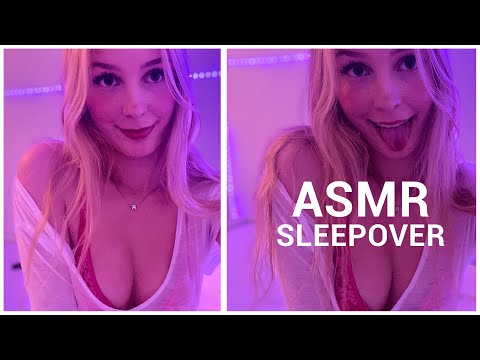 ASMR Cute Girlfriend Sleepover