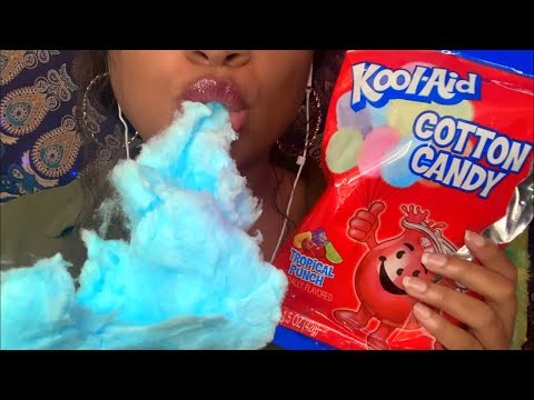 ASMR | Kool-Aid Candy (Popping Candy, Cotton Candy, Gummy Candy)