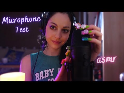 ASMR TRIGGER TESTING NEW MIC🎙️🤩 ~close whispering, cupped inaudible, tapping, spray etc💕 Fifine K690
