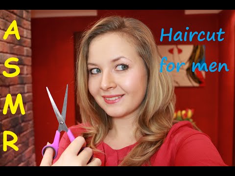 ASMR Role-play "Haircut and SPA for men"/Whisper, scalp massage and personal attention