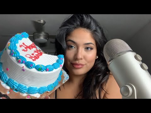 ASMR | Eating Cake For My Birthday 🎂