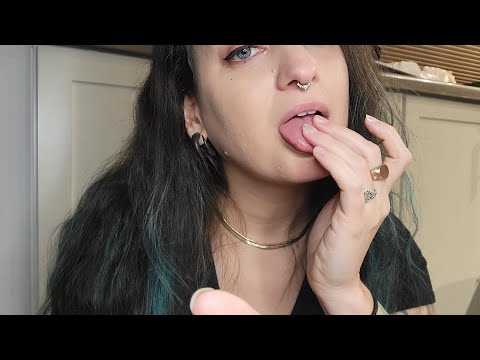 ASMR spit-paint massage for you | ~ personal attention 👅