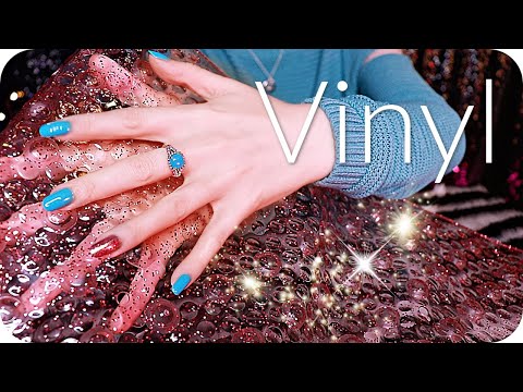 ASMR Vinyl Tapping & Scratching to Help You Sleep✨ (NO TALKING) 1 Hour Ear to Ear Tingly Sounds 💤