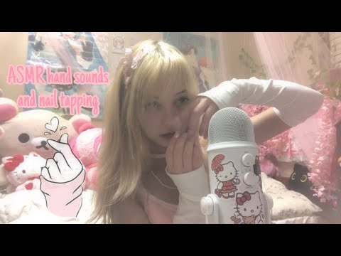 ASMR fast and aggressive hand sounds, snapping, nail tapping, nail rubbing, and mouth sounds!