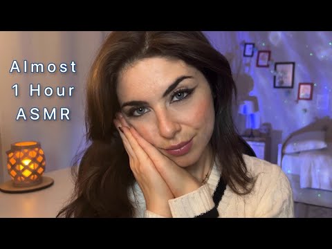 ASMR: YOU'LL DOZE OFF IN 2 MINUTES 😴🤍 (almost 1 hour of relaxation)