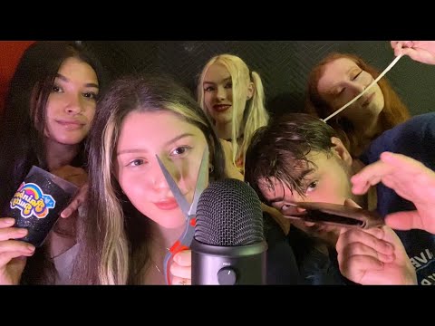 ASMR WITH FRIENDS (chaotic 50k special)