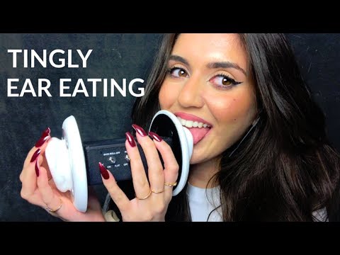ASMR EAR EATING [tingly mouth sounds] FOR TINGLE IMMUNITY ❤️