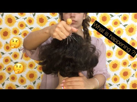 ASMR / realistic scalp massage & hair brushing (no talking) / ASMR