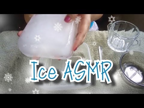 [ASMR] ❄️ Ice Tingles - Tapping, Scratching, Breaking, Rolling