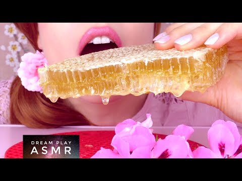 ★ASMR [german]★ EXTREME MUKBANG 🐝raw Honeycomb & 🍣Sashimi Sushi eating | Dream Play ASMR