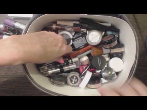 ASMR Soft Spoken ~ Makeup Bag Show & Tell / Cosmetics