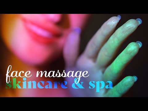 ASMR ~ Face Massage & Spa ~ Personal Attention, Layered Sounds, Korean Cosmetics, Low Light