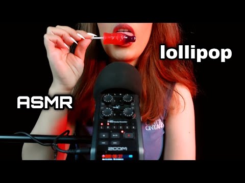 asmr super sensitive lollipop eating sounds so satisfying and relaxing no talking 😌 🍭 😴
