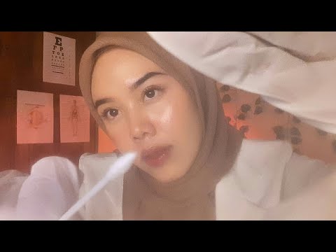 ASMR Getting something out of your eyes 👁 | Doctor Roleplay with the wrong props