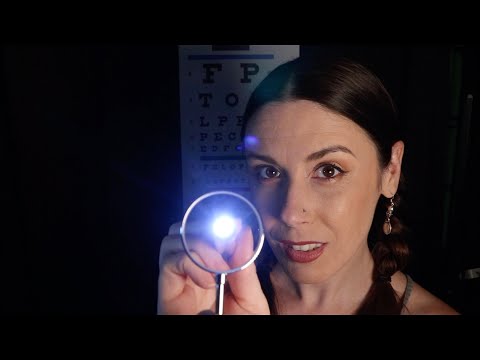 ASMR : 👁Eye Recalibration👁 : Light Triggers & Eye Exam