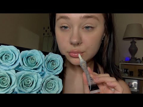 asmr | updated makeup routine + rambles (ft. rose forever)