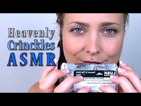ASMR w/ In-Ear Binaural Mics - Crinkly Soap & Ear Touching