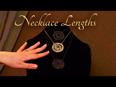 ASMR Teaching You About Necklace Lengths