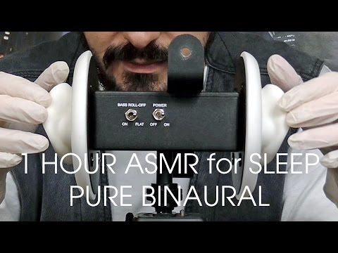 1 Hour Calming ASMR Ears Massage Touching Pure Binaural 3Dio Ears for Relaxation and Sleep