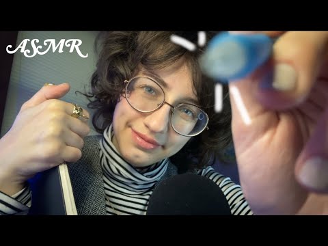 ASMR Drawing You For Your Sleep 📒 Face Tracing / Measuring, Soft Spoken, Pencil Sounds,