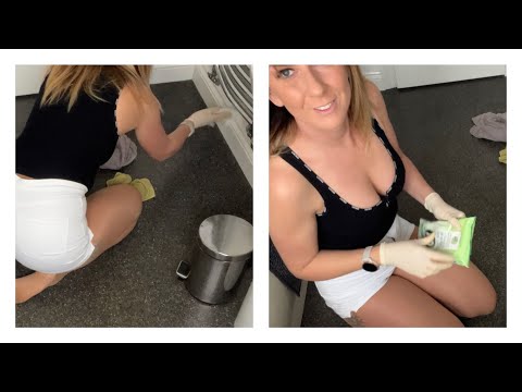 ASMR Bathroom Cleaning - Lots Of Soapy Scrubbing Sounds