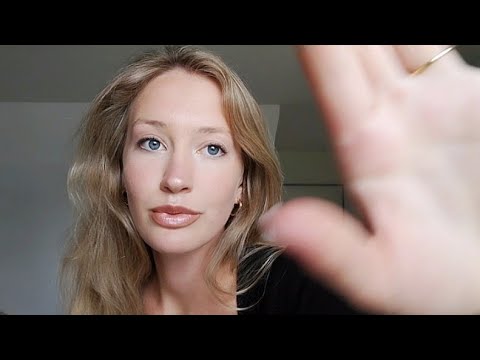ASMR Hand Movements & Mouth Sounds for Anxiety + Stress •looped• finger flutters, snapping,...