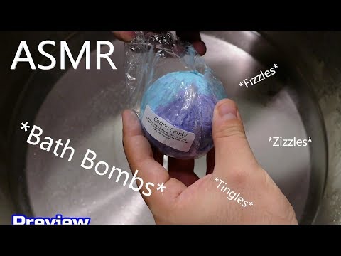 ASMR: Bath Bomb - Soft Sounds *Fizzles* *Tingles* *Zizzles* *No Talking*