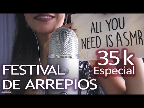 [ASMR] TESTANDO ARREPIOS INTENSOS! Microfone Novo Binaural 🎧Pincéis, Sussurros Suaves, Trigger Fest