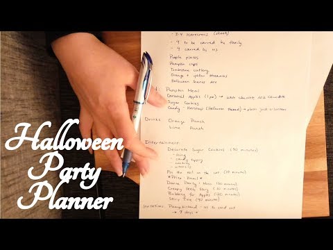 ASMR Event Planner Role Play (Halloween Week Special)  ☀365 Days of ASMR☀