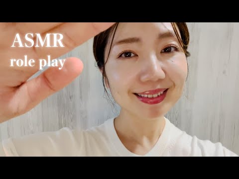 [ASMR] 優しく励ましてくれるルームメイト（筆記音・ハンドムーブメント・咀嚼音など）🌿Roommate who encourages you with her soothing voice!